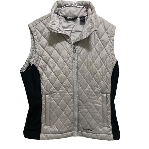 0801 Marmot Activewear Quilted Full Zip Vest Womens - Picture 1 of 2